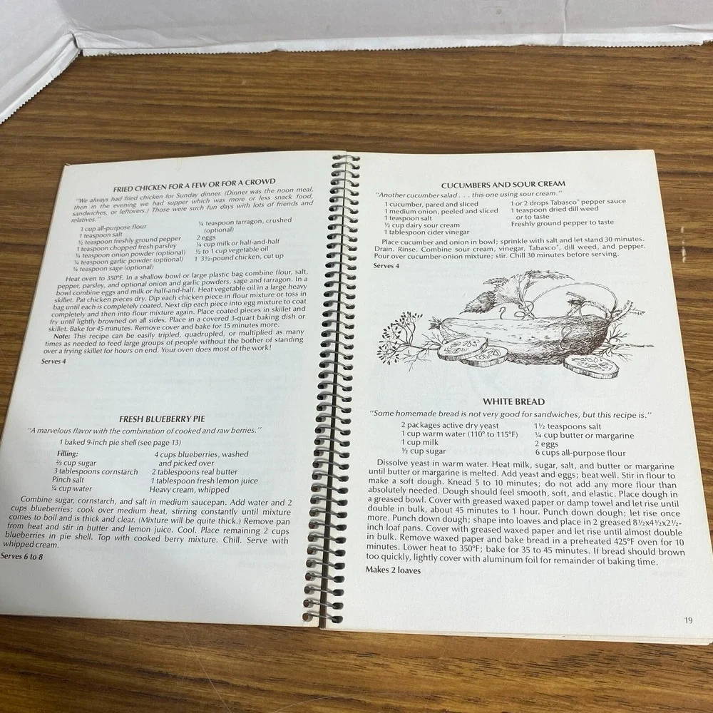 More Family Favorites Miriam B Loo 1980 Cookbook Ring Bound Illustrated Vintage